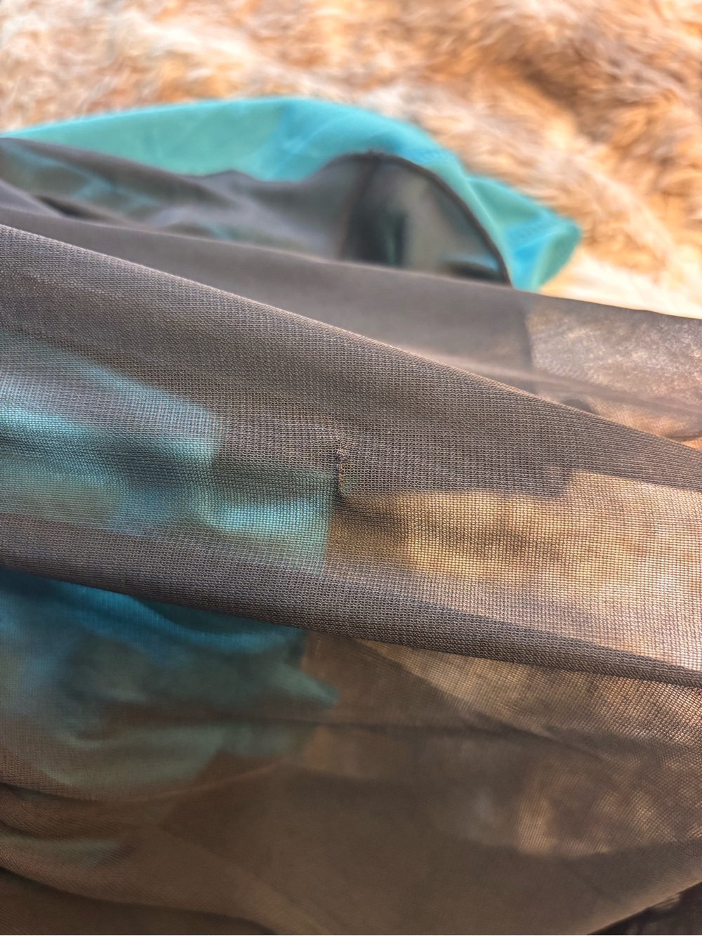 Vintage Y2K City Triangles Black Halter Prom Dress with Teal Sequins - Picture 8 of 8
